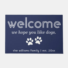 Felpudo Moderna Esperanza Personalizada Que Te Gustan Los