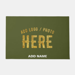 FELPUDO MODERNO CON ESTILO PERSONALIZADO EJÉRCITO VERDE MA