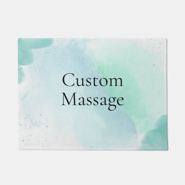 Felpudo Moderno y moderno masaje Personalizado (Anverso)
