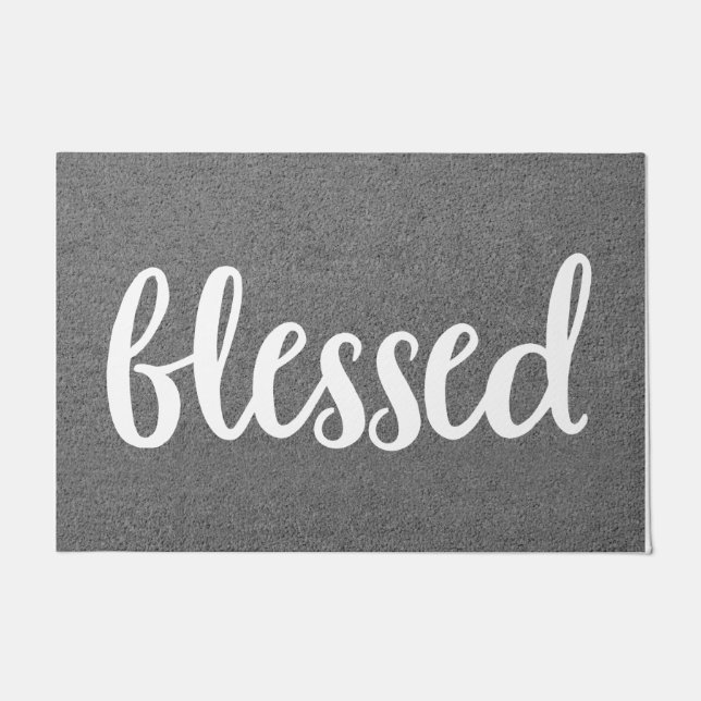 Felpudo Modos de bienvenida únicos Mates de bienvenida a c (Anverso)