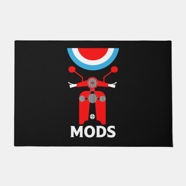 Felpudo Mods - Mods And Rockers - Música Británica (Anverso)