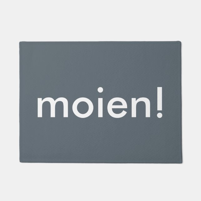 Felpudo ¡Moien! Doormat (Anverso)