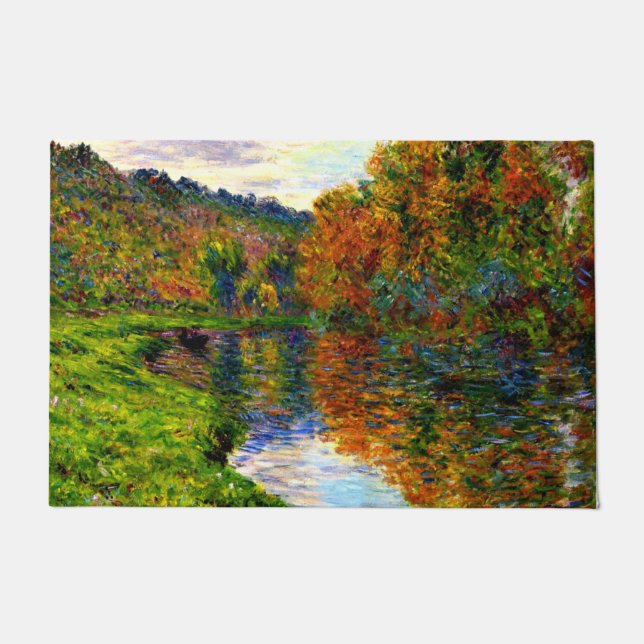 Felpudo Monet - Brazo de la Jeufosse, otoño, (Anverso)