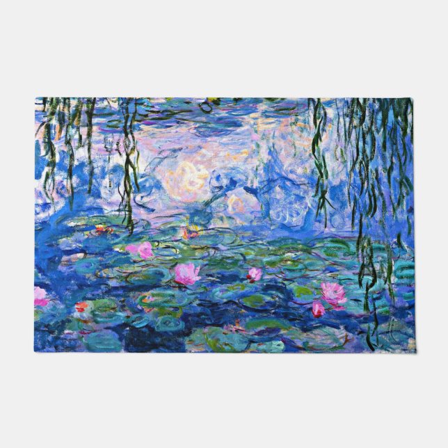 Felpudo Monet: Lilies de agua 1919 (Anverso)