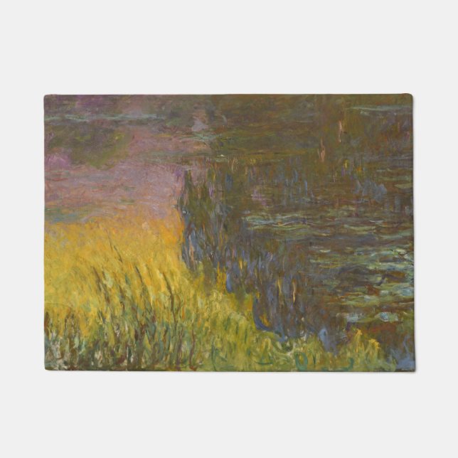 Felpudo Monet Water Lilis Setting Sun Bella Artes (Anverso)