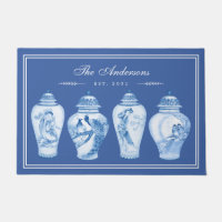 Monograma de la familia Delft Blue Chinoiserie Gin