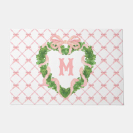 Felpudo Monograma de la guerra cardíaca de abuelo