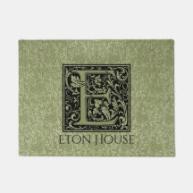 Monograma de la letra de la letra E primera