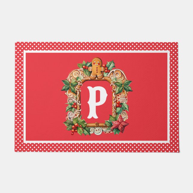 Felpudo Monograma de pan dulce (Anverso)