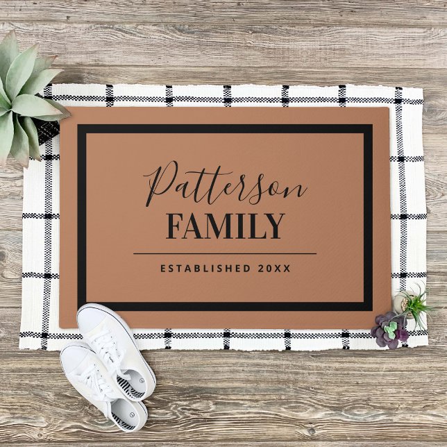 Felpudo Monograma Doormat de la familia Terra Cotta (Subido por el creador)