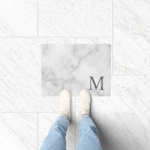 Felpudo Monograma familiar personalizado y Doormat de nomb