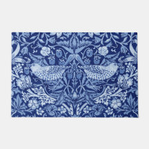 Monotona azul de fresa, William Morris