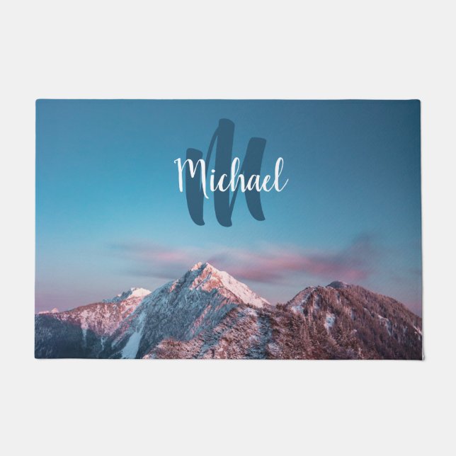 Felpudo Monstruo de cielos mágicos Storžič Eslovenia (Anverso)