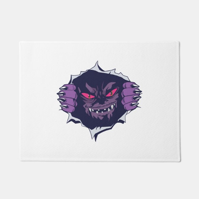 Felpudo Monstruo de Halloween (Anverso)