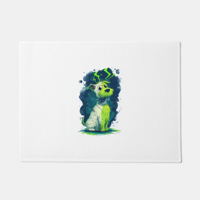 Felpudo Monstruo Mut � Perro Lindo de Halloween (Anverso)