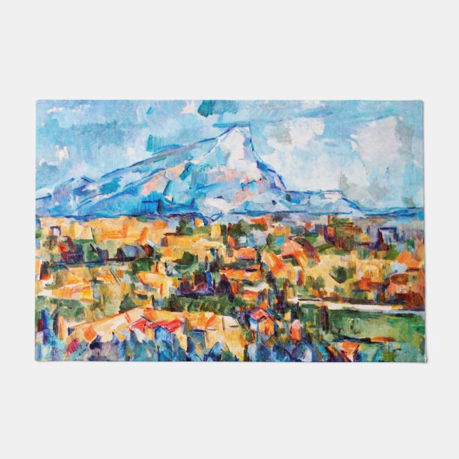 Felpudo Mont Sainte-Victoire, Paul Cezanne (Anverso)