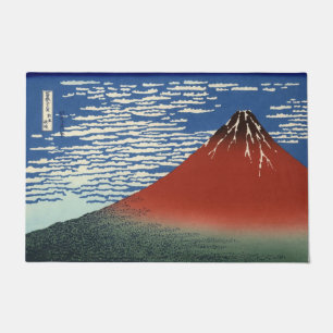 Felpudo Monte Fuji en clima transparente (Fuji rojo) (Hoku