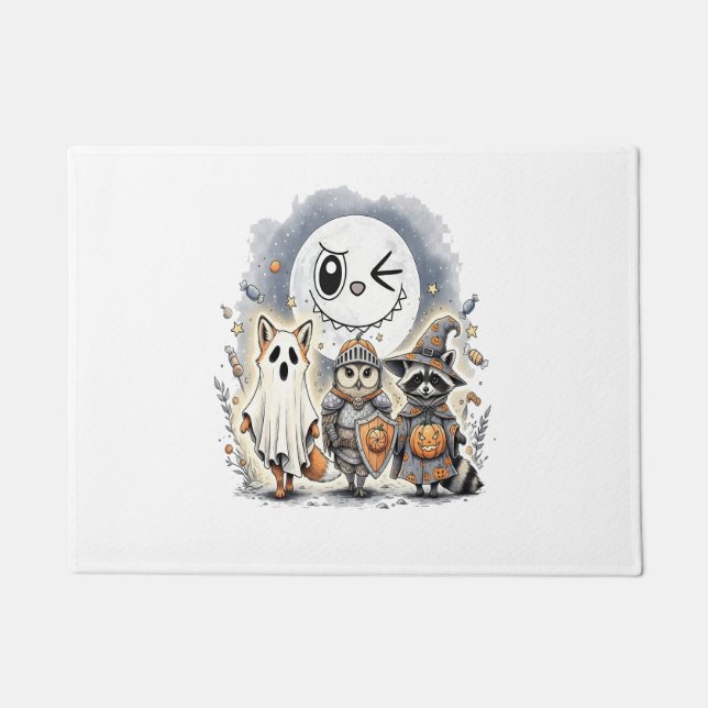 Felpudo Moon Knight Racco Halloween (Anverso)