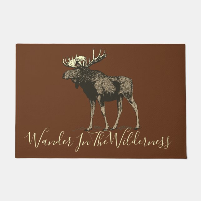 Felpudo Moose Doormat (Anverso)