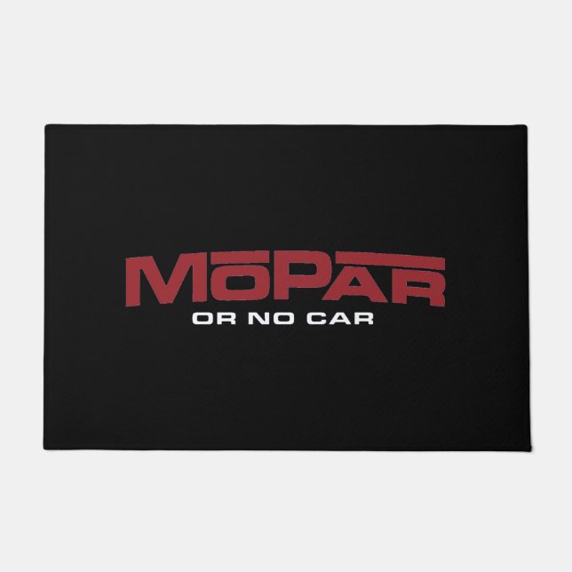 Felpudo Mopar O Ningún Coche (Anverso)