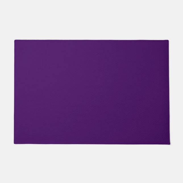 Felpudo Morado violeta oscuro sólido (Anverso)