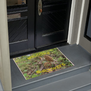 Felpudo Morel Mushroom "Shroomers" Door Mat