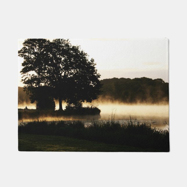 Felpudo Morning Lake Scene dmcna (Anverso)