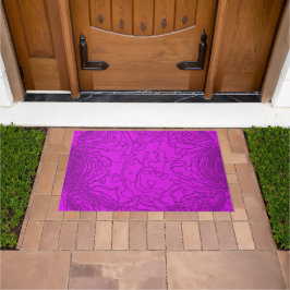 Felpudo Morple Electric Violet Yarn Doormat
