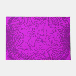 Felpudo Morple Electric Violet Yarn Doormat