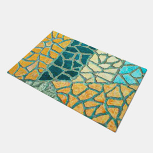 Felpudo Mosaico de Piedra de Acuarela + tus ideas