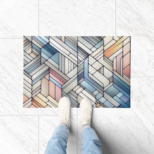 Felpudo Mosaico geométrico (Interior)