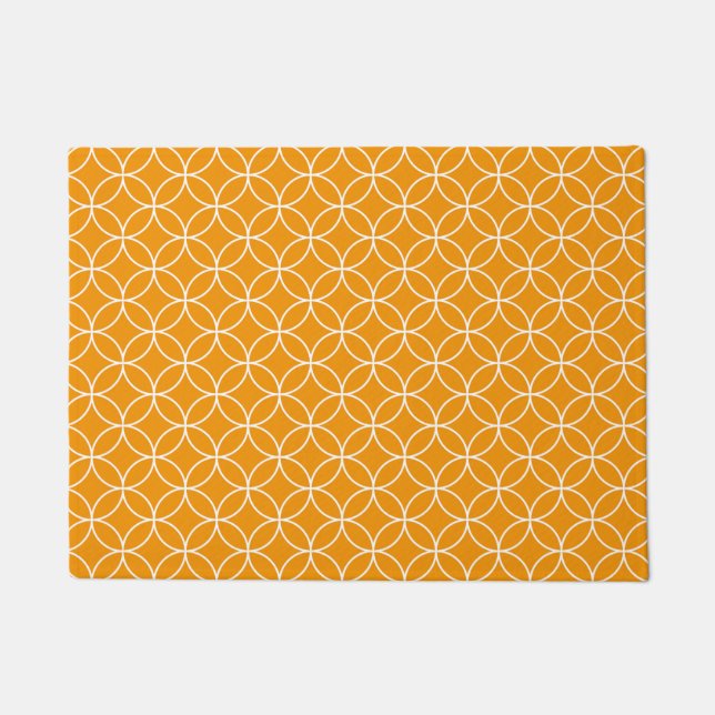 Felpudo Motif Shippô Orange et blanc (Anverso)