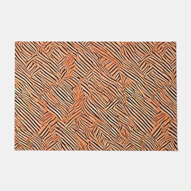 Felpudo motifs de zèbre (Anverso)