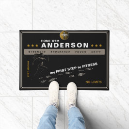 Felpudo Motivación de fitness para gimnasios y estudios en