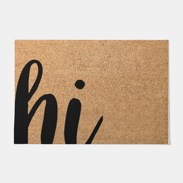 Felpudo Motivos de bienvenida únicos de mate de bienvenida (Anverso)