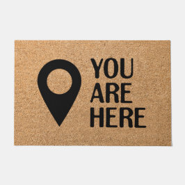 Felpudo Motivos de bienvenida únicos de mate de bienvenida