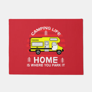 Felpudo Motohogar   RV Motorhome   Camping Life Latte Mug