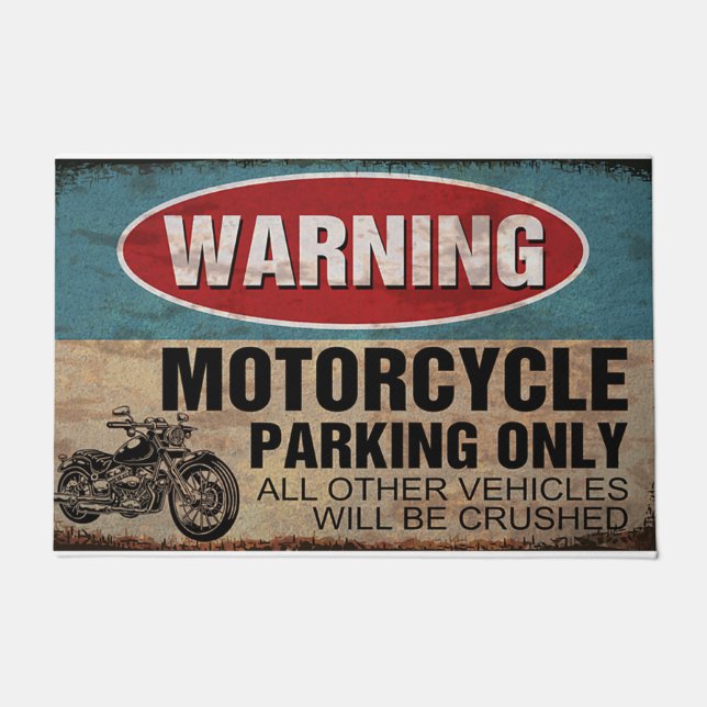 Felpudo  Motorbike Mat - Personalized Welcome Mat (Anverso)