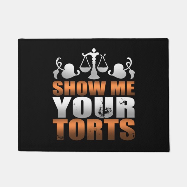 Felpudo Muéstrame tu abogado de Torturas estudiante de Der (Anverso)