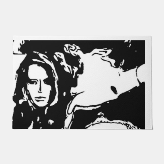 Felpudo Mujer Bruja (Anverso)