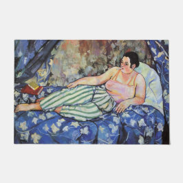 Felpudo Mujer en la habitación azul (por Suzanne Valadon)