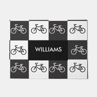 Felpudo Multi-Bici - blanco y negro