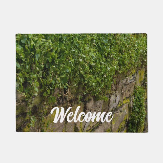 Felpudo Muro De Ivy Welcome Doormat (Anverso)