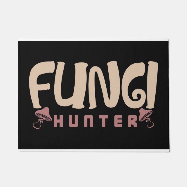 Felpudo Mushroom Hunter Fungi Hunter Mushrooms (Anverso)