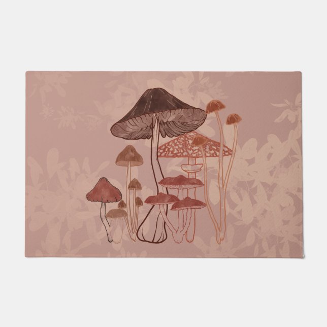 Felpudo Mushroom Love Classic (Anverso)
