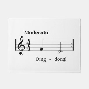 Felpudo Música de bienvenida humorística para timbre son