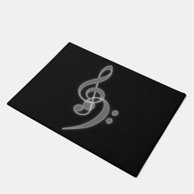 Felpudo Música - Doormat de bienvenida para la limpieza de (Angular)