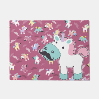 Felpudo ¡Mustachio Unicornio!