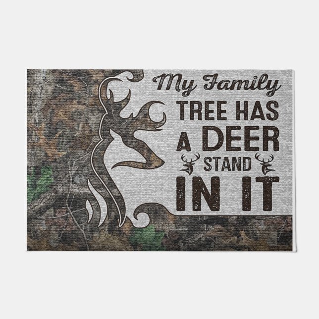 Felpudo My Family Tree Has A Deer Stand In It (Anverso)