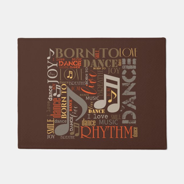 Felpudo Nacido en Dance Brown ID277 (Anverso)